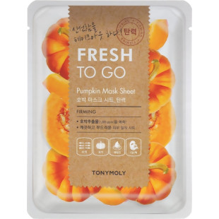 Маска тканинна для обличчя з гарбузом Tony Moly Fresh To Go Mask Sheet Pumpkin 25g