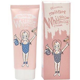 Крем, що освітлює, з гіалуроновою кислотою для обличчя Elizavecca Milky Piggy Moisture Whitening Cream 100ml