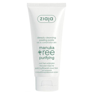 Пилинг-паста очищающая для лица «Листья манука» Ziaja Manuka Tree Deeply Cleansing Peeling Paste, 75ml