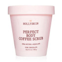 Скраб з олією ши та скваланом для шкіри Hollyskin Perfect Body Coffee Scrub Pink Chocolate 300g