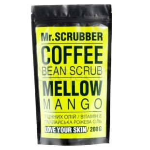 Скраб кофейный омолаживающий для лица и тела Mr.Scrubber Mellow Mango 200g