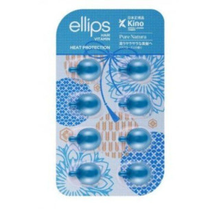 Вітаміни для волосся Ellips «Сила лотоса» Ellips Hair Vitamin Heat Protection 8х1ml