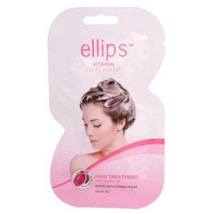 Маска для волос "Терапия для волос" с маслом жожоба Ellips Vitamin Hair Mask Hair Treatment  20g