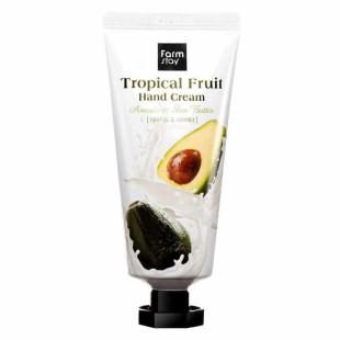 Крем для рук укрепляющий с маслом авокадо FarmStay Tropical Fruit Hand Cream Avocado & Shea Butter 50ml