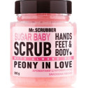 Скраб сахарный с ароматом пиона для тела Mr.Scrubber Sugar Baby Peony in Love 300g