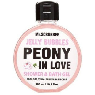 Гель для душа с ароматом пиона Mr.Scrubber Jelly Bubbles Peony in Love Shower & Bath Gel, 300ml