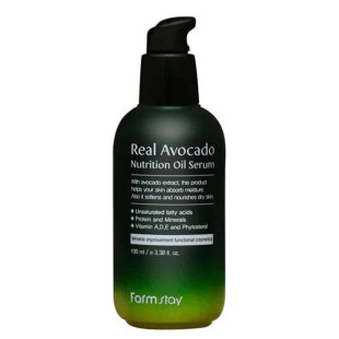 Сыворотка питательная с маслом авокадо для лица FarmStay Real Avocado Nutrition Oil Serum 100ml