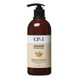 Шампунь укрепляющий с экстрактом имбиря Esthetic House CP-1 Ginger Purifying Shampoo 500ml