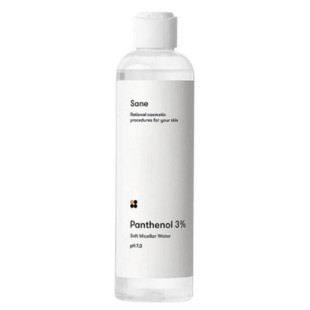 Мицеллярная вода для чувствительной кожи с пантенолом Sane Panthenol 3% Soft Micellar Water 250ml