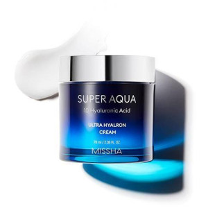 Крем Cупер Увлажняющий С Гиалуроновой Кислотой Missha Super Aqua Ultra Hyalron Cream 70ml