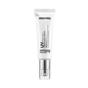 Солнцезащитный крем с пептидным комплексом MEDI-PEEL Peptide 9 UV Derma Sun Cream SPF50+ PA++++ 50ml