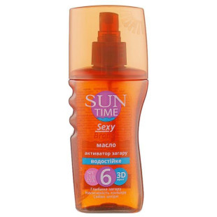 Масло активатор загара SPF-6 Биокон Sun Time Sexy Bronze 150ml