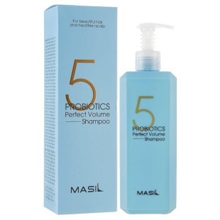 Шампунь із пробіотиками для об'єму волосся Masil 5 Probiotics Perfect Volume Shampoo 500ml