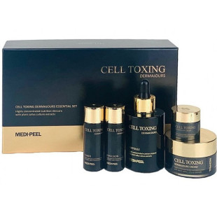 Набір антивікових засобів для обличчя Medi-Peel Cell Toxing Dermajours Essential Kit: Сироватка Medi-Peel Cell Toxing Dermajours Ampoule, 100ml Тонер Medi-Peel Cell Toxing Dermajours Toner, 30ml Peel Cell Toxing Dermajours Cream, 50ml Крем Medi-Peel Cell