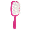 Расческа для волос массажная фуксия с белым Janeke Superbrush, фото 2 Расческа для волос массажная фуксия с белым Janeke Superbrush, фото 2
