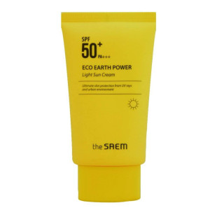 Солнцезащитный Крем Облегченный The Saem ECO EARTH POWER LIGHT SUN CREAM SPF50+ PA+++ 50ml