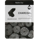 Очищаюча маска з деревним вугіллям FARMSTAY VISIBLE DIFFERENCE MASK SHEET CHARCOAL 23ml