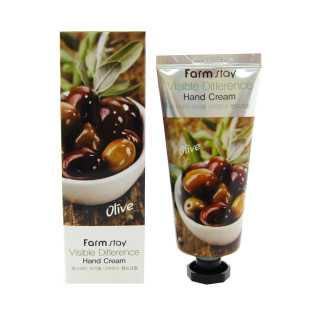 Крем для рук питательный с экстрактом оливы FarmStay Visible Difference Olive Hand Cream 100ml