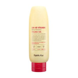 Пилинг-скатка витаминная с целлюлозой для лица FarmStay DR-V8 Vitamin Brightening Peeling Gel 150ml