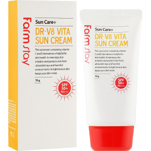 Крем солнцезащитный FarmStay DR-V8 Vita Sun Cream SPF50+, PA+++ 70g