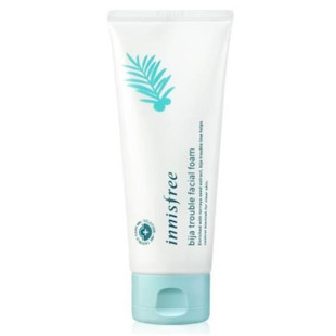 Пена для умывания успокаивающая с экстрактом можжевельника Innisfree Bija Trouble Facial Foam 150ml