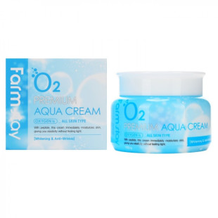 Крем кислородный увлажняющий  с ниацинамидом FarmStay O2 Premium Aqua Cream 100ml