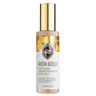 Тональная основа омолаживающая с золотом Enough Premium Rich Gold Double Wear Radiance Foundation #23, 100g