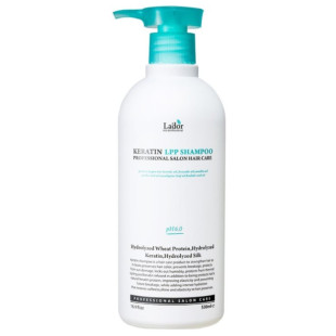 Профессиональный Кератиновый Безсульфатный Шампунь Lador Keratin LPP Shampoo  530ml