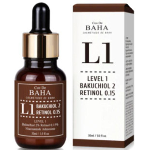 Сыворотка для лица антивозрастная Cos De BAHA L1 Bakuchiol & Retinol Serum 30ml