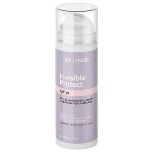 Ежедневный увлажняющий крем от фотостарения Hollyskin Invisible Protect SPF 30, 50ml