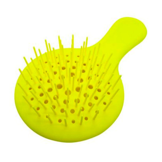 Расческа для волос желтая Mini Superbrush Janeke, фото 1