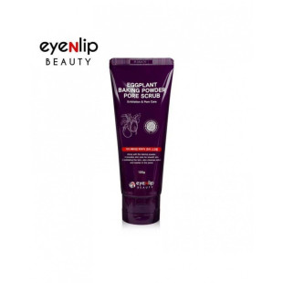 Скраб с экстрактом баклажана от черных точек для лица Eyenlip Eggplant Baking Powder Pore Scrub 100ml