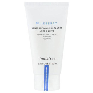 Балансирующая пенка с экстрактом черники Innisfree Blueberry Rebalancing 5.5 Cleanser 100mL