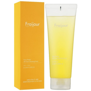 Пінка для вмивання з прополісом і юдзу Fraijour Yuzu Honey All Clear Cleansing Foam 250ml