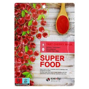 Тканинна маска для обличчя з вишнею Eyenlip Super Food Mask # Tart Cherry x 1ea