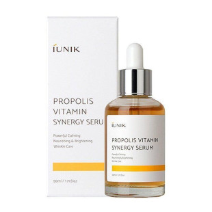 Сыворотка для оздоровления дермы с прополисом IUNIK Propolis Vitamin Synergy Serum 50ml