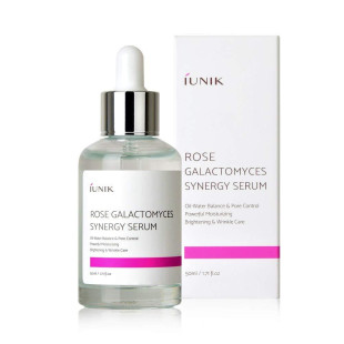 Сыворотка для лица с экстрактом розы и галактомисисом IUNIK Rose Galactomyces Synergy Serum  50ml