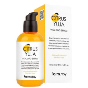 Сироватка з екстрактом юдзу FarmStay Citrus Yuja Vitalizing Serum 100ml