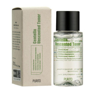 Тонер с центеллой для гиперчувствительной кожи лица Purito Centella Unscented Toner 30ml