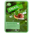 Маска тканевая с муцином улитки для лица May Island Real Essense Snail Mask Pack 25ml