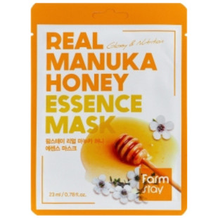 Маска тканевая для лица питательная с медом манука FarmStay Real Manuka Honey Essence Mask 23ml Honey Essence Mask, 23ml