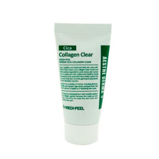 Успокаивающая и глубоко очищающая пенка Medi-Peel Green Cica Collagen Clear 28ml