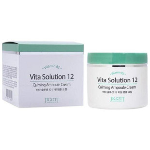 Успокаивающий крем для лица JIGOTT VITA SOLUTION 12 CALMING AMPOULE CREAM 100ml