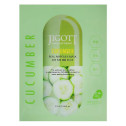 Тканинна маска для обличчя з екстрактом огірка JIGOTT CUCUMBER REAL AMPOULE MASK 27ml