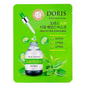 Тканинна маска із зеленим чаєм DORIS GREEN TEA REAL ESSENCE MASK 25ml