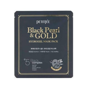 Гидрогелевая Маска С Экстрактом Черного Жемчуга И Коллоидного Золота PETITFEE Black Pearl & Gold Hydrogel Mask Pack