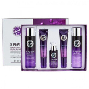 Набор средств с пептидами Enough Premium 8 peptide Sensation Pro 5 set