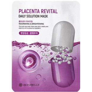 Тканевая маска с плацентой Enough Bonibelle Placenta Revital Daily Solution Mask 23ml