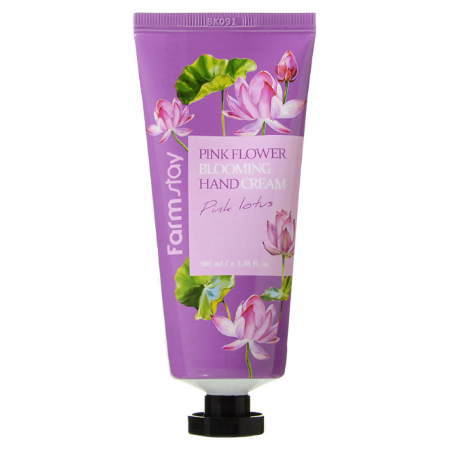 Зволожуючий крем для рук з екстрактом кольорів лотоса PINK FLOWER BLOOMING HAND CREAM PINK LOTES 100ml, фото 1 Зволожуючий крем для рук з екстрактом кольорів лотоса PINK FLOWER BLOOMING HAND CREAM PINK LOTES 100ml, фото 1