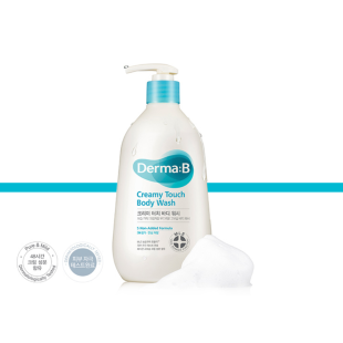 Кремовий гель для душу зволожуючий з олією ши Derma-B Creamy Touch Body Wash 400ml